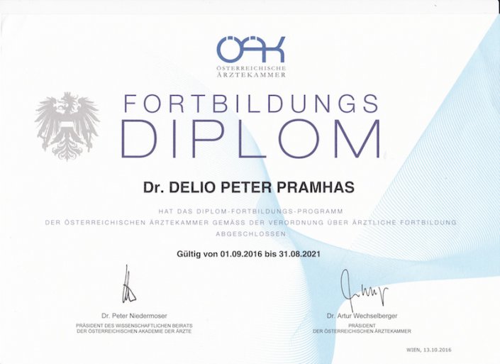 Dr-Delio-Peter-Pramhas-Orthopaede-Wien-DFP-Diplom